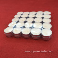 color white wax 14g 4hours gold tealight candles